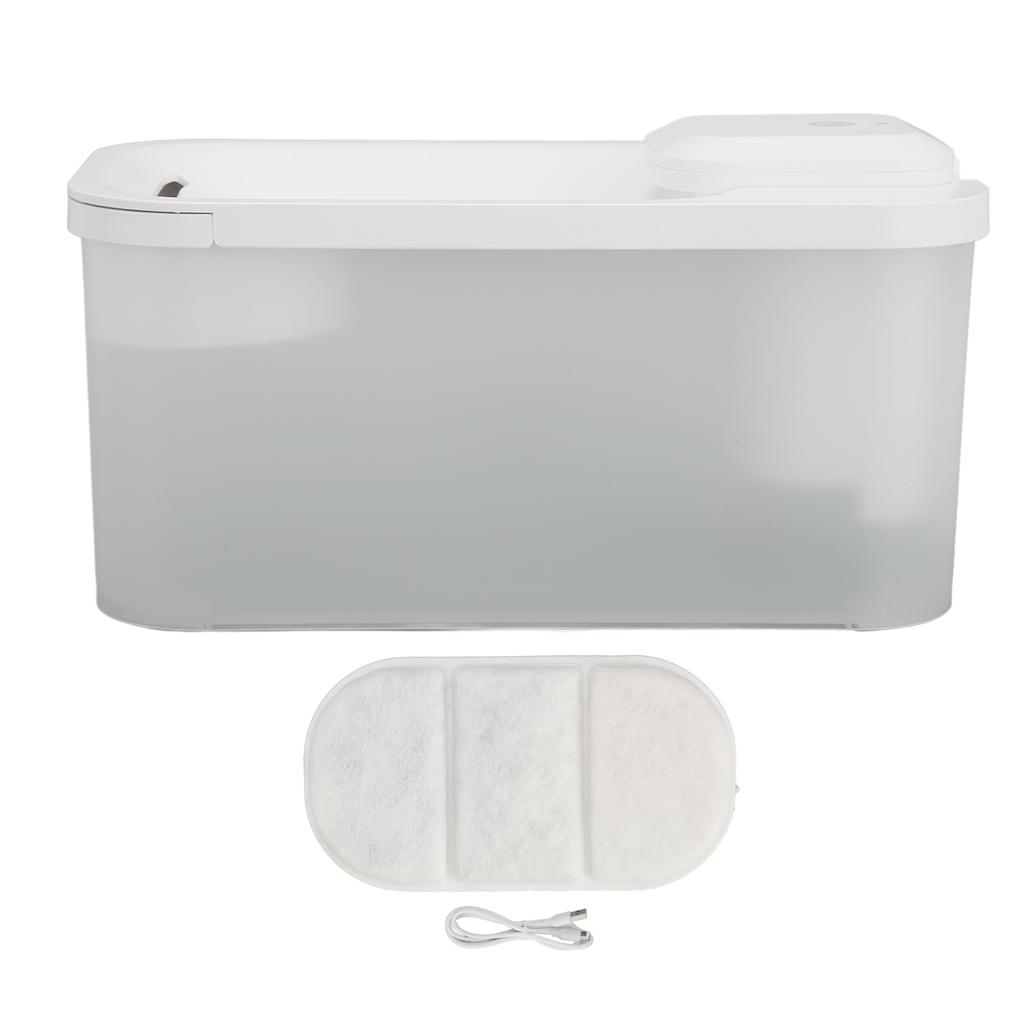 Batteriebetriebener Katzenbrunnen Leise Mehrfachfilter 1800ml Automatisch Kabellos Katzentrinken