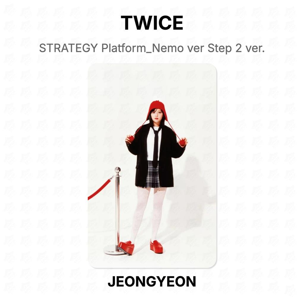 TWICE STRATEGY Platform_Nemo ver Step 2 ver. Official Photocard