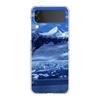 Transparent Phone Case For Samsung Galaxy Z Flip 3 4 5 6 7 Hard Folding PC Z Flip3 Flip4 Cover Antarctica snow scenery