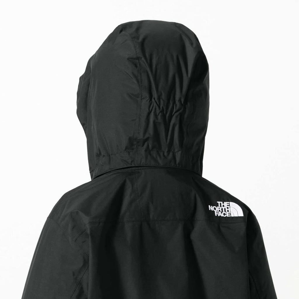North Pass Drain Jacket NPJ62225 Waterproof Hood Removable Black 110 [The Face]