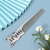 Professional Hair Cutting Comb Space Barbers Salon Hairdressing Aluminum CombComb