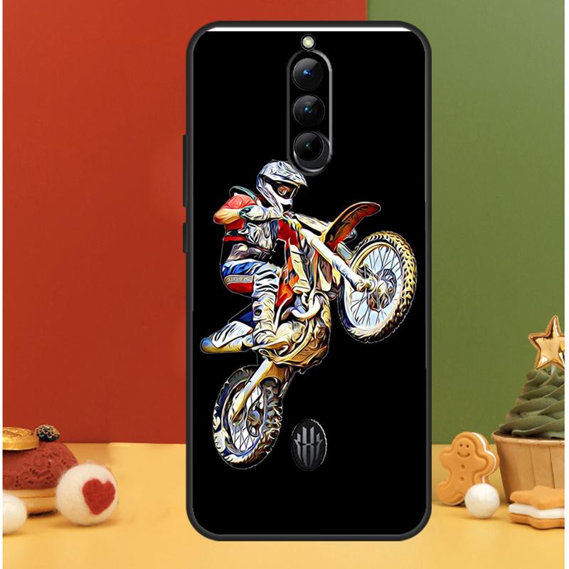 Freestyle Motocross Sport Case For ZTE Nubia Red Magic 9 Pro Plus 8 8S Pro Plus RedMagic 6 7 6S 7S Pro 6R 5S 5G Cover