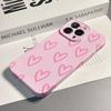 Luxus Clmj Swag Rosa Liebesherz Glänzende Folie Harte PC-Handyhülle für Google Pixel 7 7a 8 8a 9 9a Pro XL 5G