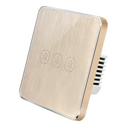 EU Luxury Smart Home Products Tuya Wifi Light Switch No Neutal Line Remote Control Zigbee 3.0 Wall Switches