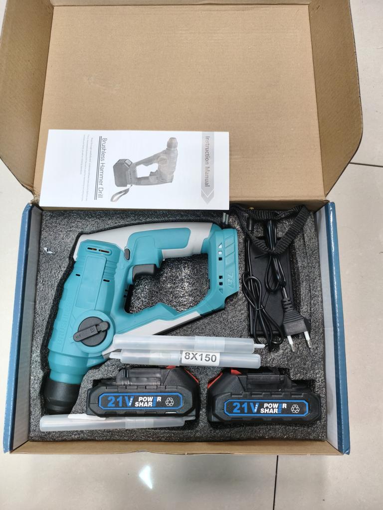 21V Elektrikli Kırıcı Fırçasız 2.0J Kırıcı Kablosuz Elektrikli Ağır Hizmet Kırıcı Hassas Başlatma