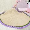 Rose Bouquet Blanket Soft Light Romantic Knitted Dual-Function Home Decor Present For Friends Family