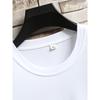 European Sizes Spring and Summer Short-sleeved T-shirt American Fashion Fashion Label Printed Men's Youth