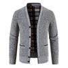Pánské kardigany svetry Zimní Silnější Teplé Kardigany Svetrokabáty Pánské Svrchní oblečení Výstřih do V Ležérní Slim Fit Svetry