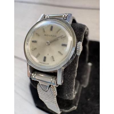 Used MOVADO Manual Winding Watch Silver (Les 91)