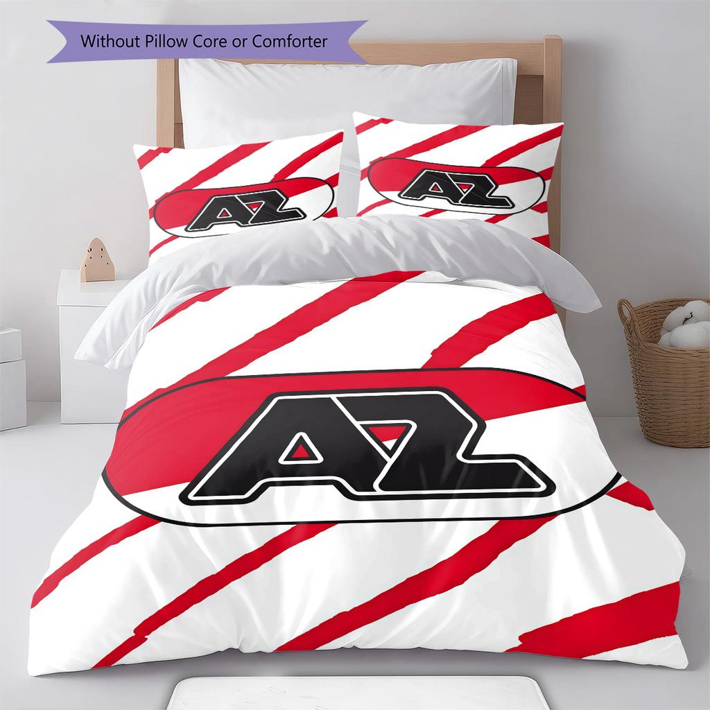 AZ Alkmaar Poster Bedding Quilt Set Quilt Cover Pillowcase Home Decoration Birthday Gift (1 * Duvet Cover + 2 * Pillowcase, Without Core)