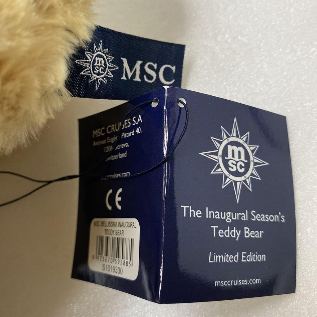 [USED] MSC Bellissima Teddy Bear First Cruise ver.