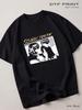 T-shirt nera Sonic Youth (Giovani Sonic), Torna a
