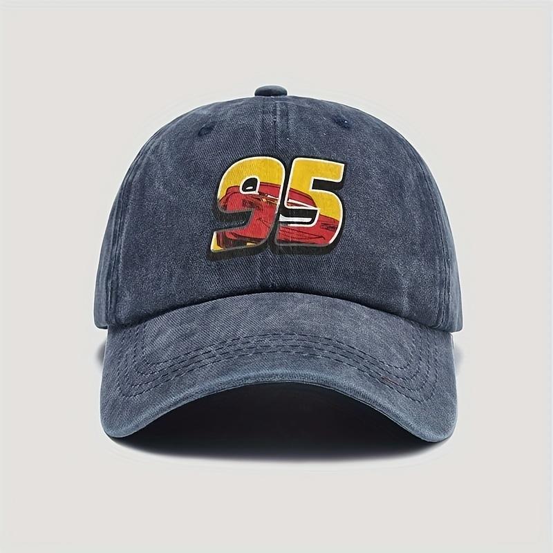 MenS  WomenS Retro 95 Graphic Baseball Cap  Lightweight Snapback Hat with Bold 95 Number Print Appropriate for Any Season