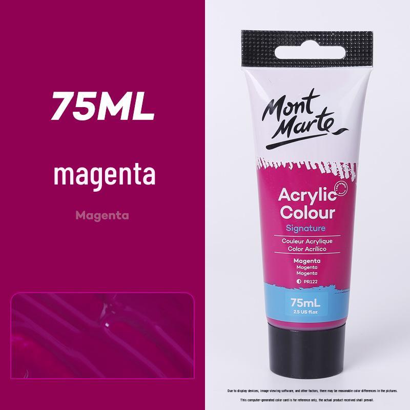 Montmartre 75ml Waterproof Non-Fading Acrylic Paint Set: Perfect for Children’s Textiles and Art Projects, Sunscreen Formula