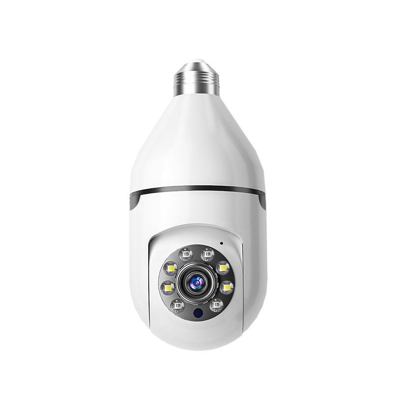 E27 Light Bulb Surveillance Camera: 360° HD WiFi, Night Vision, 5G