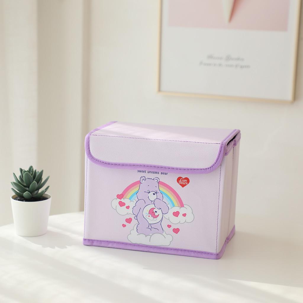 Hello Kitty Kuromi Cinnamoroll Melody Gittermuster Faltbare Klapp-Aufbewahrungsbox für Büro und Schlafzimmer