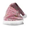 2024 New Double-Sided Plush Velvet Christmas Hat for Adults & Children - Customizable Design