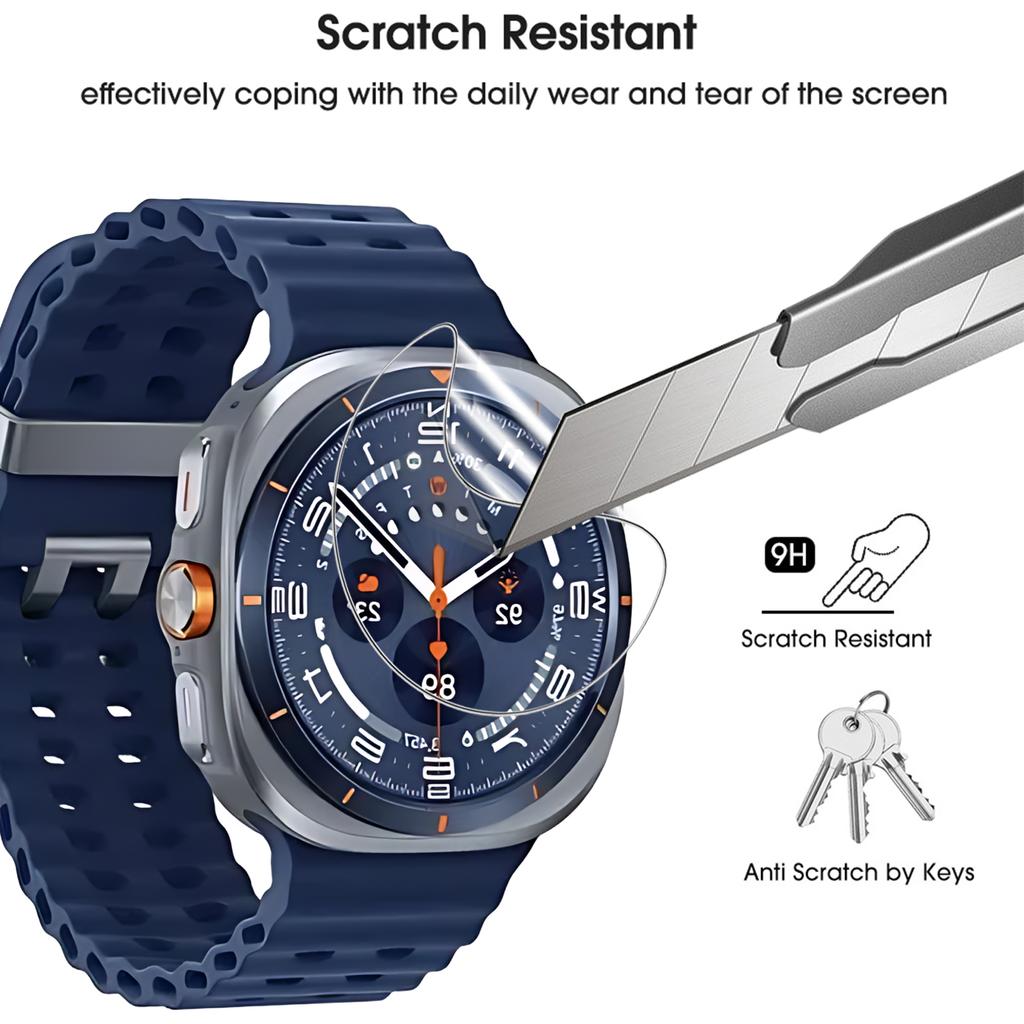 Měkká hydrogelová fólie pro Samsung Galaxy Watch 8 40mm 44mm Watch Ultra 47mm Watch7 6 5 4 Classic Měkké chrániče obrazovky Ne sklo