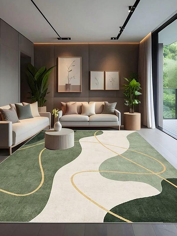 Artistic Printed Carpet, Living Room Carpet, Floor Mat, Anti-Slip Carpet, Suitable For Bedrooms, Entrances And Balconies