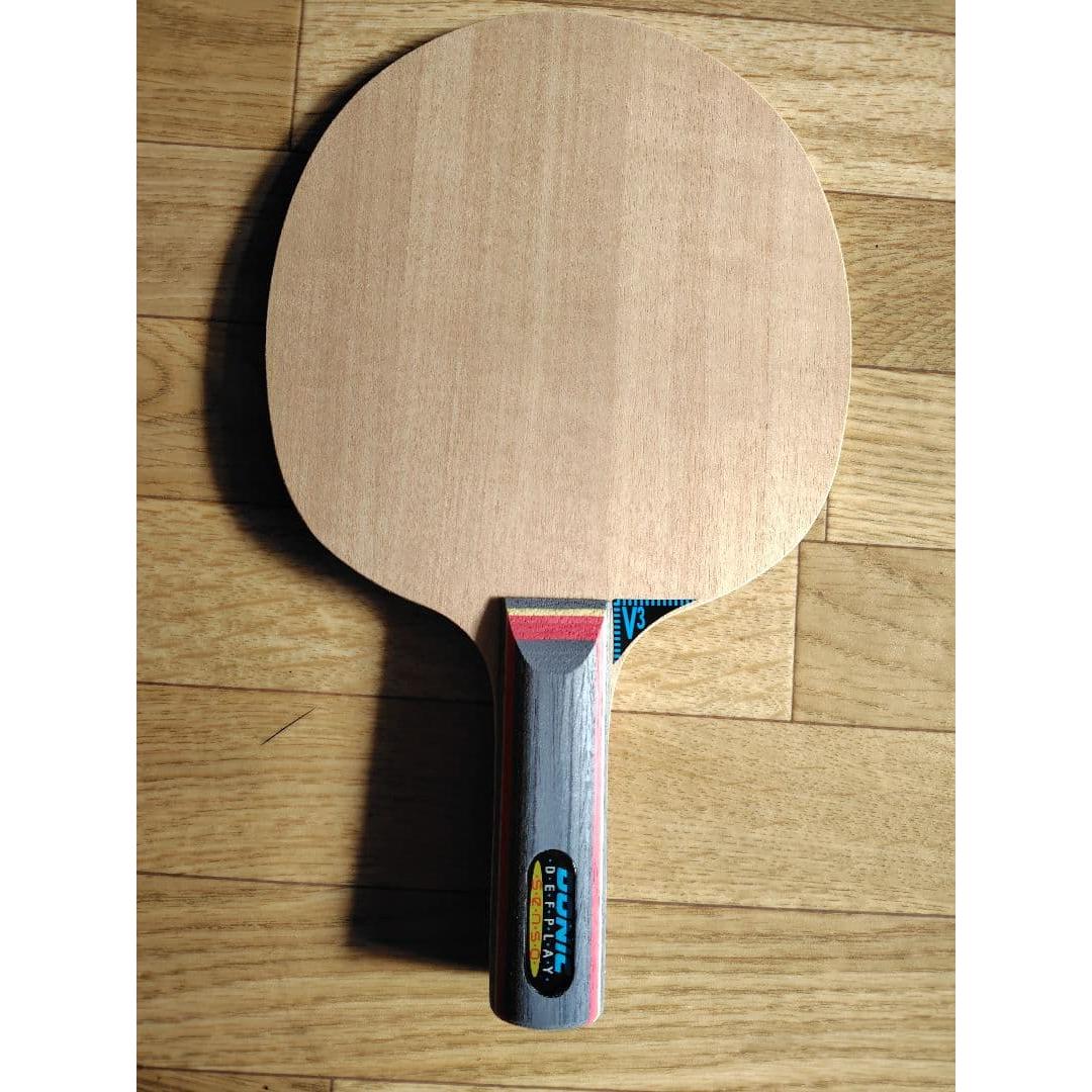Used DONIC Table Tennis Racket, Def Play Senzo V3 Gray Grip ST