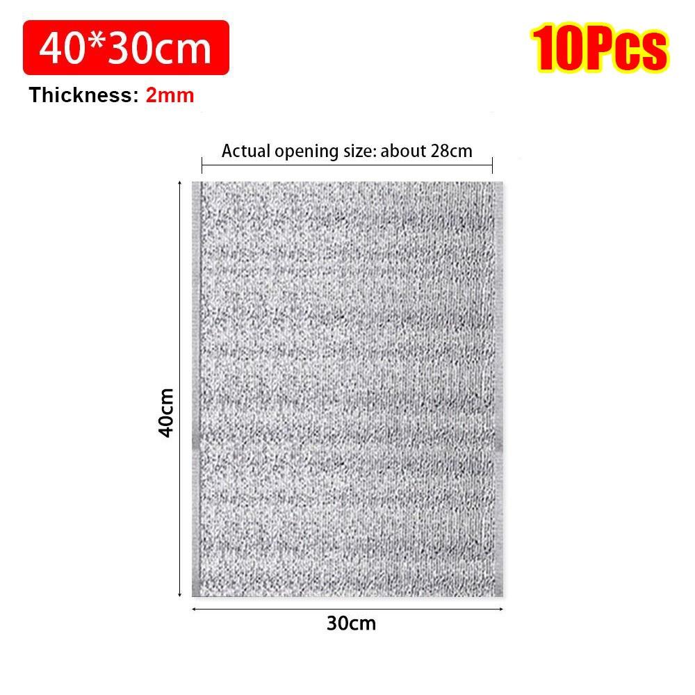 10Pcs/Pack Ice Cold Warm Aluminum Foil Bag Food Thermal Packing Insulation Bag Delivery Carrier 2mm Cooler Bag Drink Storage
