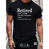[Plus Size T-Shirt] Men's Plus Size Summer Casual Stretchy Short-Sleeve Round Neck T-Shirt