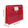 Three-Dimensional Plastic File Bag Clear Data Bag Folder Papers Ticket Bag A4 B4 Transparent Document Storage Organizer