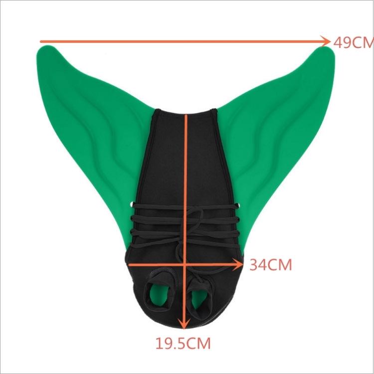 Adult & Kids Mermaid Monofin Swimming Equipment with Single & Double Fins