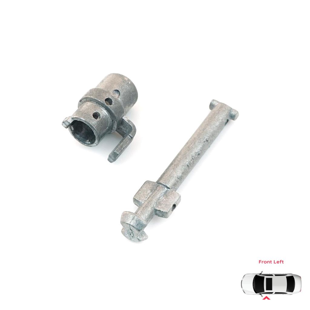 BDP507 Front Left Door Lock Tumbler Barrel Cylinder 44.8 Mm Eccentric Orbital Follower Repair Set for Mercedes W124 S124 C124 A124 1247600177