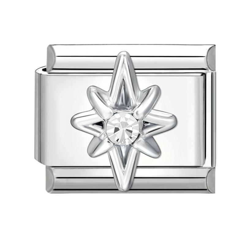 

Y2K Romantic Heart Eyes Star Bow Knot Butterfly Zircon Charm Italian Links Fit 9mm Bracelet Stainless Steel Making DIY Jewelry