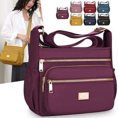 Nylon Cloth Messenger Bag Single Shoulder Casual Versatile Women's Bag Large Capacity Mother Bag Women's Bag
