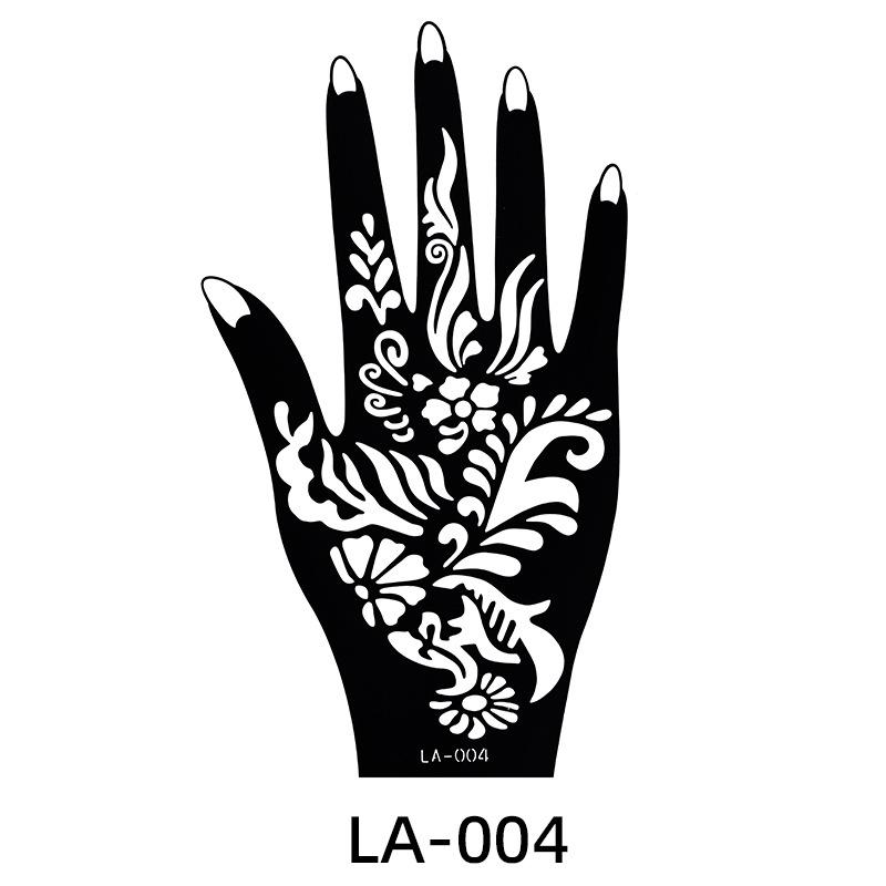 Hollow Tattoo Sticker Waterproof Indian Hannah Tattoo Template Hand Painted Diy Painted Hand Tattoo