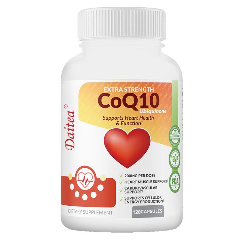 Coenzyme Q-10 (Ubiquinone) 200 Mg Dietary Supplement, 120 Capsules Per Bottle 120 Capsules