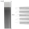 5 Pièces Stylos Pinceaux en Silicone Résine pour Façonnage Dentaire Outil pour Dents en Porcelaine Pinceaux pour Art des Ongles Stylo Argile Céramique Outils de Sculpture Modélisation Diy