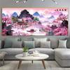 Purple Gas East To 5D Diamond Painting Full of Diamond Mosaic Art New Point Diamond Cross-stitch Living Room Landscape Crystal Diamond