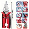18 In 1 Electrician Pliers Multifunctional Wire Stripper Crimper Pliers Crimping Cutting Professional Electrician Tool