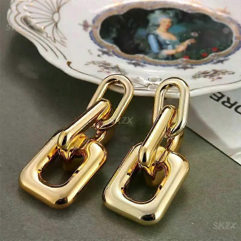 Hängende Ohrringe Übertrieben Exquisite Tropfenohrringe Schmuck Geometrische Ohrringe Ungewöhnliche Vintage Ohrhänger Für Frauen Einfach