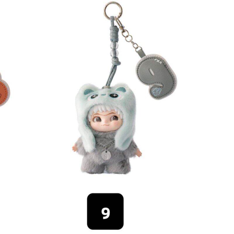 Genuine In Stock Wakuku 3.0 On A Roll Series Dolls Cute Fluffy Collectable Figure Bag Charm Keychain Toys Holiday Gift