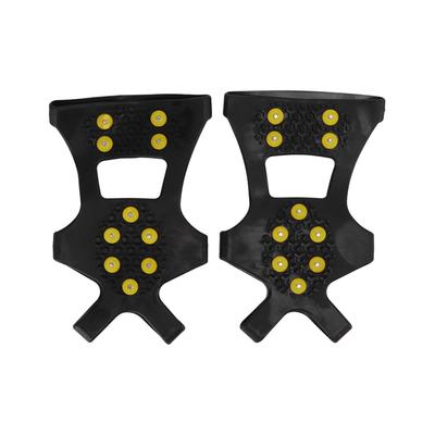1pair 10 Spikes Ice Snow Grips Anti Slip Ice Traction Clts Walk Traction Clts for Shoes Boots Walking Hiking Climbing