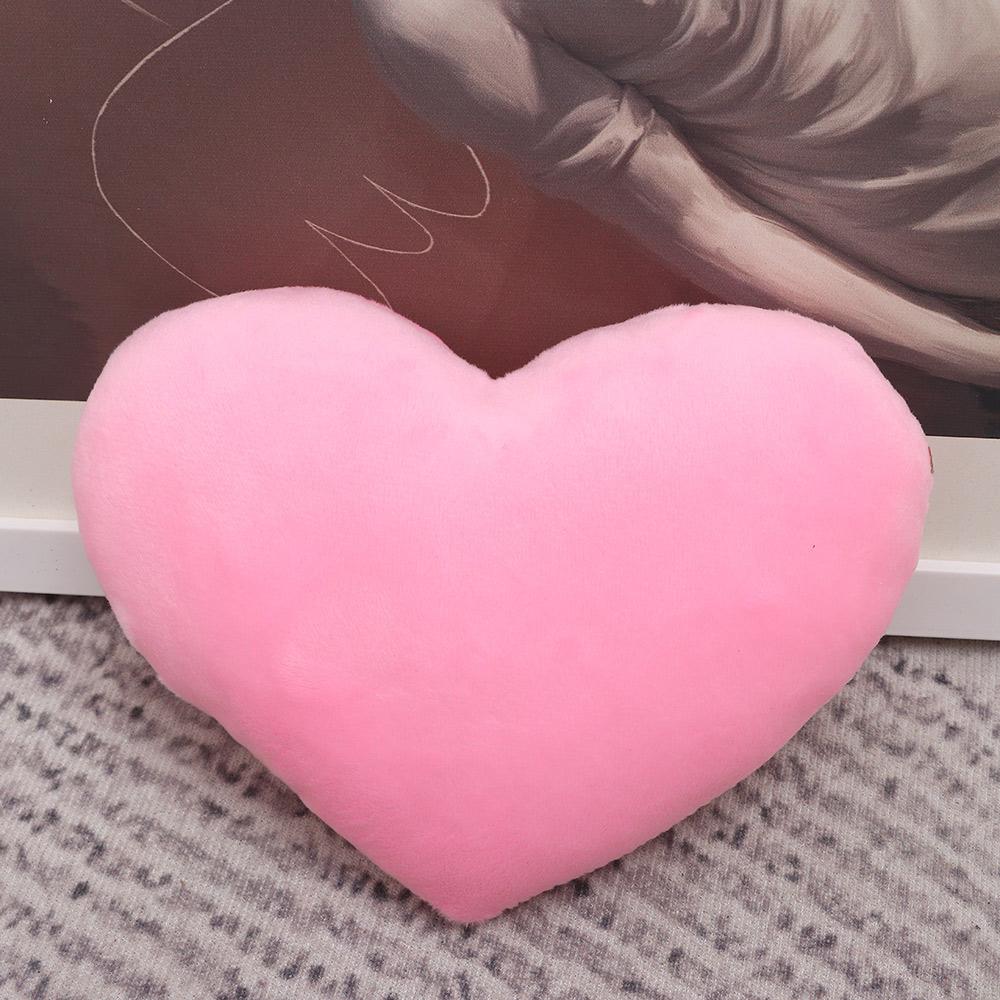 Red Color Valentines Day Home Decorative Heart Shape Heart Plush Pillow Stuffed Pillow Soft Pillow