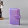 A6/A5 Macaroon Glitter Color PU Leather DIY Binder Only Cover Diary Agenda Planner Paper Cover School Stationery