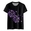 Women's Round-Neck Tops Short Sleeves T-shirt Printed T-shirt Tunic Shirts Vintage Tops