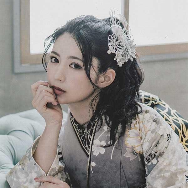 Arenca Reika Ranman Hair Ornaments, Coming-of-Age Ceremony, Chirimen Craft, 10-Piece Set: Chrysanthemum, Butterfly, Gold. Freely Combine To Match