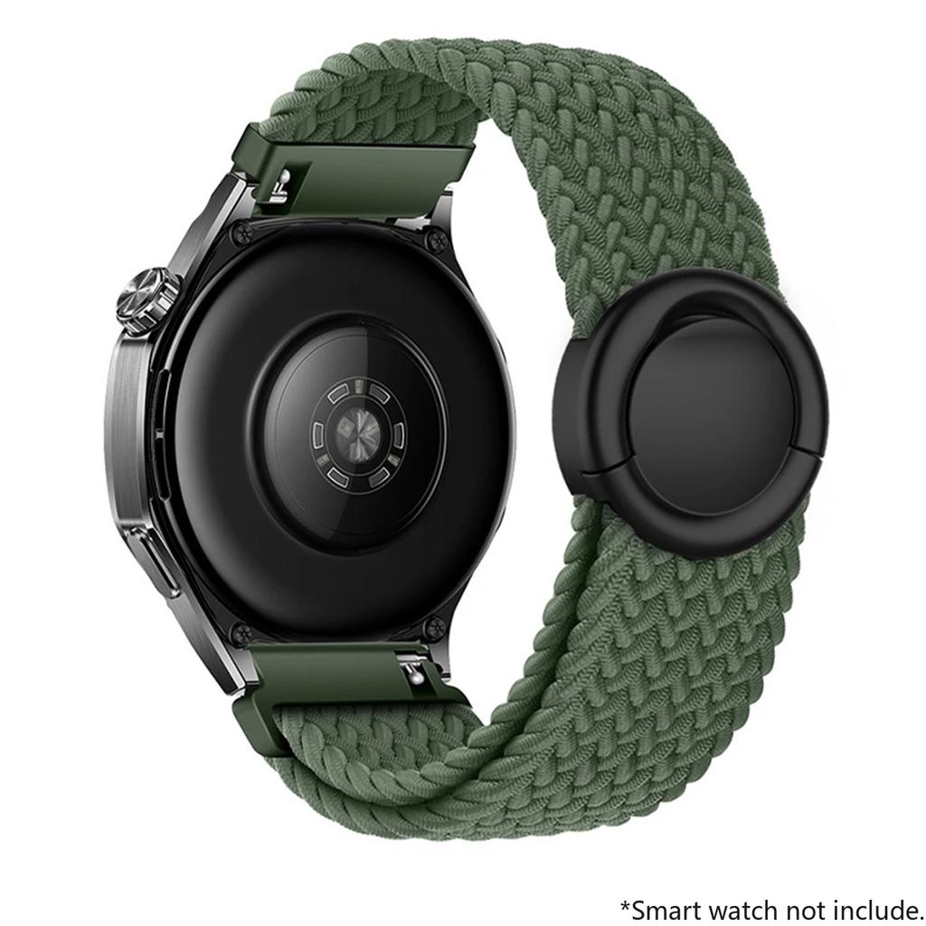 18mm 20mm 22mm Pasek pętla z plecionego nylonu do Huawei Watch GT5/GT4 Pro Klamra spadochronowa Wygodny pasek do Samsung Watch 7 6 5 4