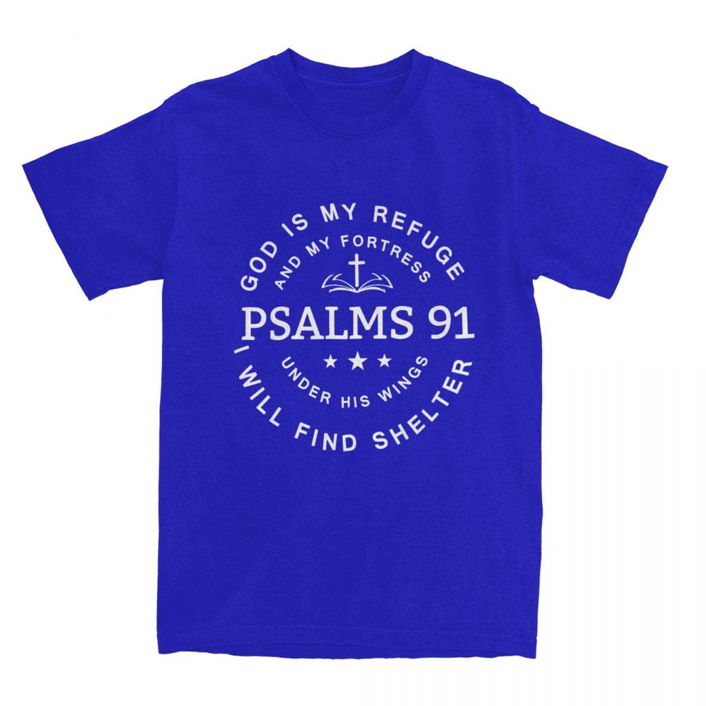 Bible Gateway Psalm 91 Herren Damen T-Shirts Christus Accessoires Mode T-Shirt 100% Baumwolle Grafik