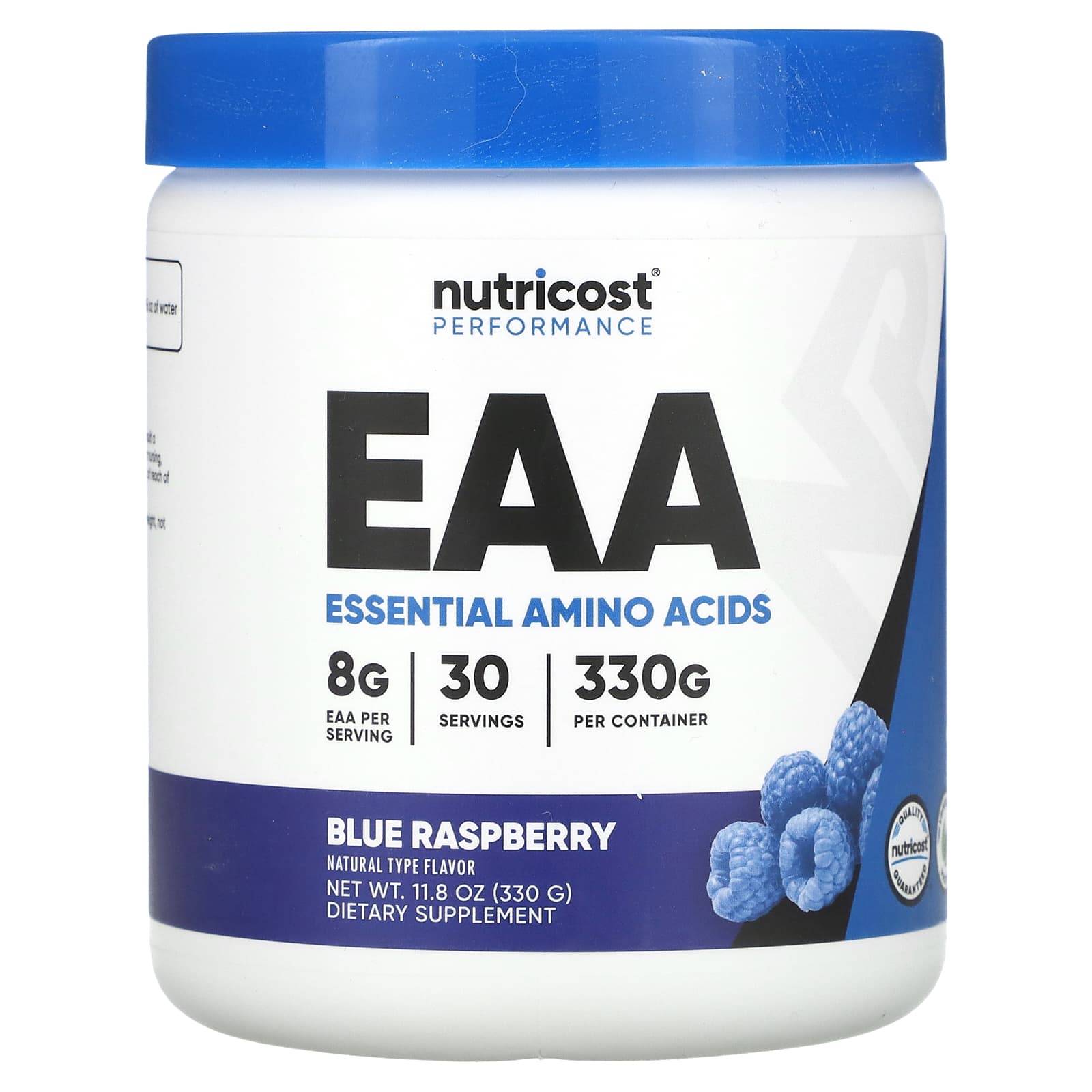 

Nutricost, Essential Amino Acids, Powder, Blue Raspberry, 11.8 oz (330 g)