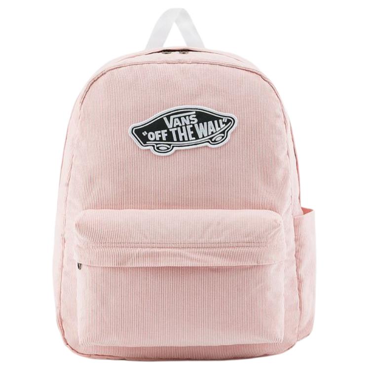 

Vans Logo Fabric Backpack Regular Couple Style Unisex backpacks Pink VN000H4YO3N Pink