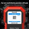 12V Car Battery Tester Lancol Micro 500 40-3000 CCA Lithium Battery Test Lead Acid Battery Analyzer LED Display