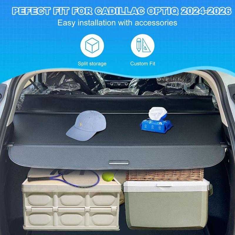 Retractable Cargo Cover for Honda CRV 20232026, Trunk Cover Shade Cover for 2025 2026 Honda CRV, Shielding Shade AntiPeeping Lug