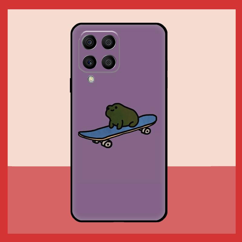 Cute Cartoon Frog Case For Samsung Galaxy M56 M12 M06 M32 M52 M35 M55 M15 M11 M13 M14 M16 M36 M31 M53 M34 M54